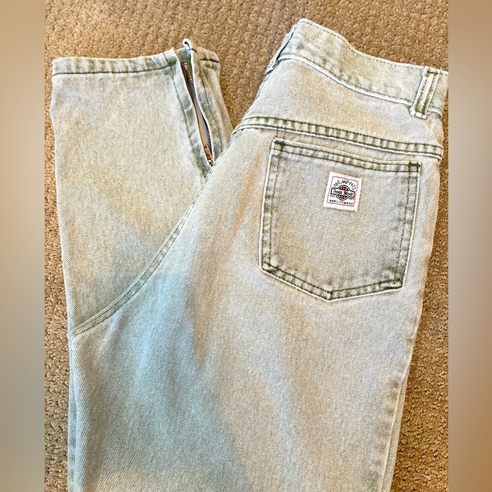 Vintage Memphis 1987 Trade Mark Jeans 👖 with ankle Zippers